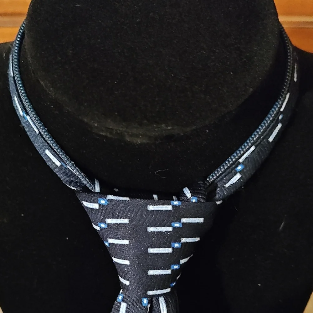 Strasburg Black and Blue Kids Tie